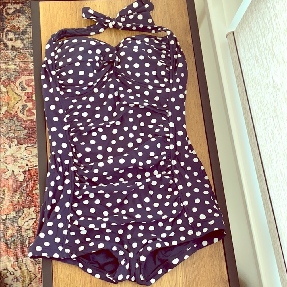 Anthropologie- retro women’s swimsuit